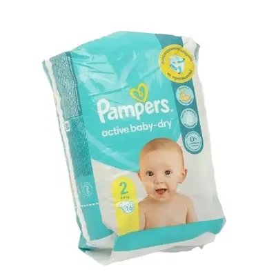 Подгузники Pampers Activ Baby 2 4-8кг №16