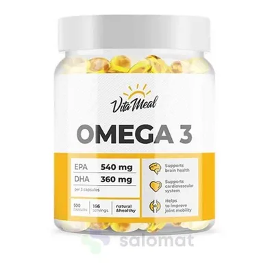 Omega-3 Рыбий жир VitaMeal 1000 мг №500