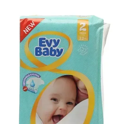 Подгузники Evy Baby 2 mini 3-6кг №32