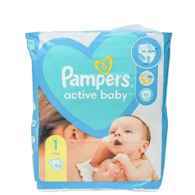 Подгузники Pampers Activ Baby 1 2-5кг №94
