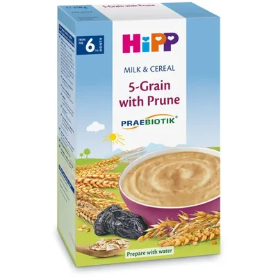 Hipp Каша детская 5 злаков - чернослив 250гр
