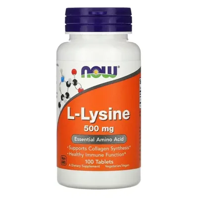 NOW L Lysine 500мг тб №100