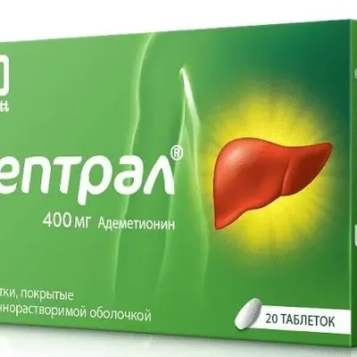 Гептрал тб 400мг №20