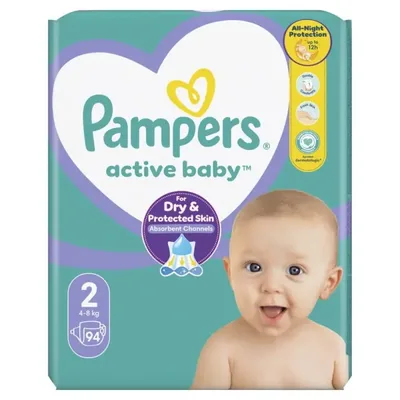 Подгузники Pampers ActivBaby 2 4-8кг №94