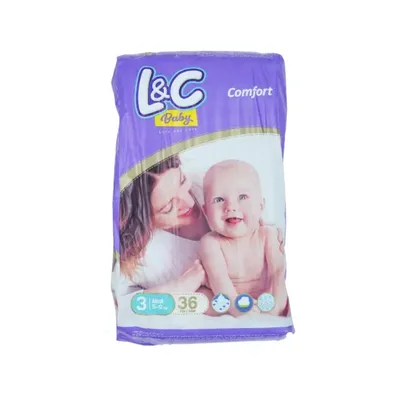 Подгузники L&C Baby -3 midi №36