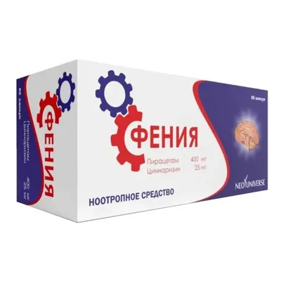 Фения капс 400/25мг №60