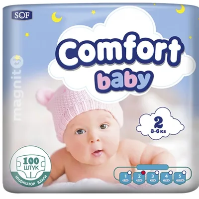 Подгузники Comfort Baby Maxi 2 №100