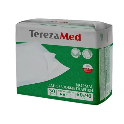 Пеленки одноразовые Tereza Med Normal 60x90 №30