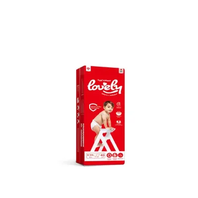 Подгузники Lovely 6 XXL Xlarge 40шт + Подарок