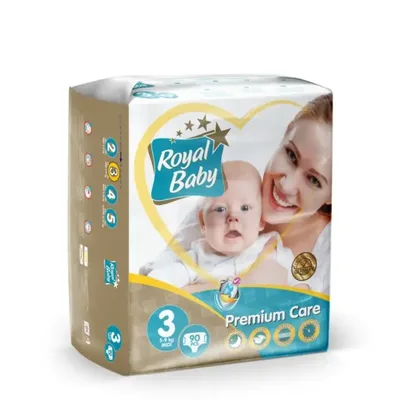Подгузники Royal Baby 3 от 5-9кг №90
