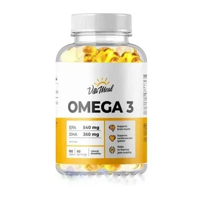 Omega-3 Рыбий жир VitaMeal 1000 мг №180