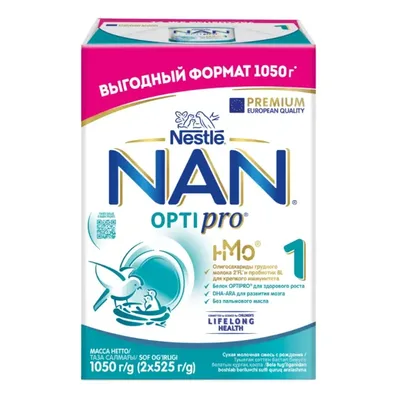 Сухая молочная смесь НАН 1 1050г