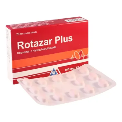Ротазар плюс тб 150/12,5мг №28