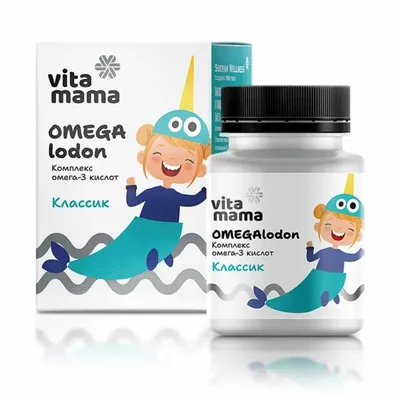 Вита Мама Омега-3 Essential Minerals капс №60