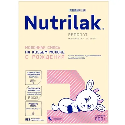 Сухая молочная смесь Нутрилак Premium 1 Козье молоко 600г