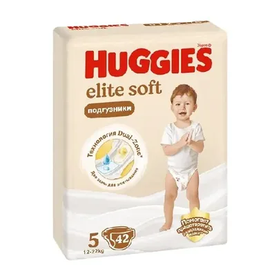 Подгузники Huggies 5 Elite Soft Mega 42