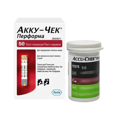 Акку-Чек Перформа тест полоски №50