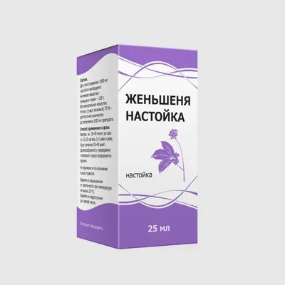 Женьшень н-ка 25мл