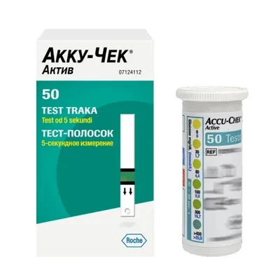 Акку-Чек актив тест полоски №50