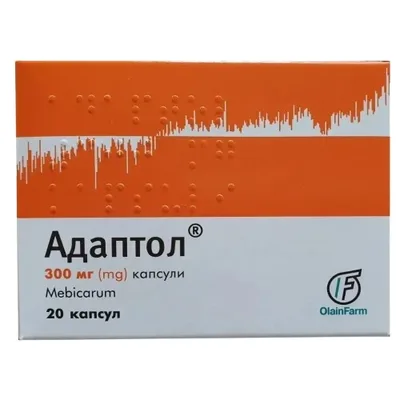 Адаптол капс. 300мг №20
