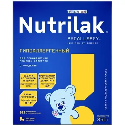 Сухая молочная смесь Нутрилак Premium Гиппоаллергенный 350г