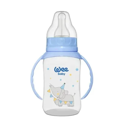 Бутылочка для кормления с ручкой Wee 150мл 744