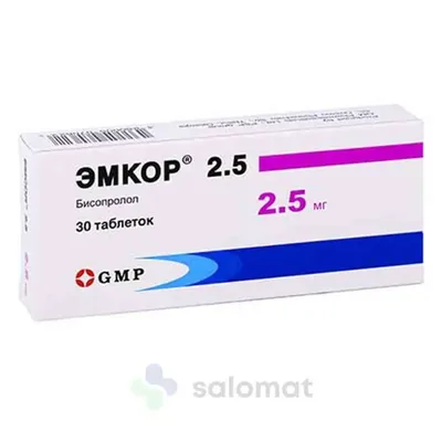 Эмкор тб 2,5мг №30