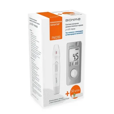 Глюкометр Prolife PM200 с тест полоской №50
