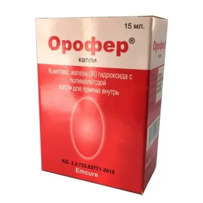 Орофер капли 15мл