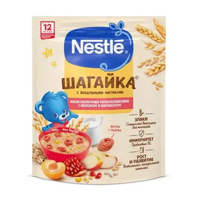 Каша шагайка 5 злаков с 12месяцев "Nestle" д/п 190гр