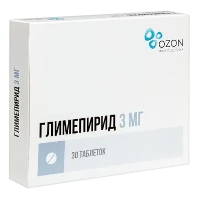 Глимепирид тб 3мг №30