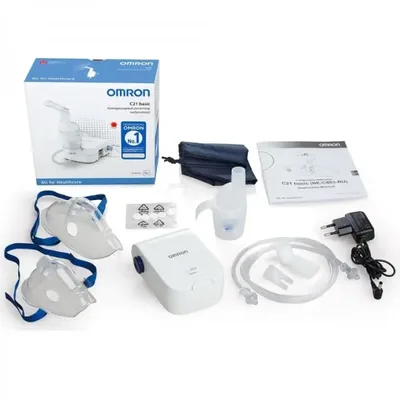 Небулайзер ингалятор OMRON C21 basic с детской и взрослой масками