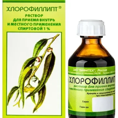Хлорофиллипт спирт. р-р 1% 100мл